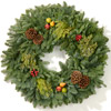 Mixed Wreath with Fruit and Berries